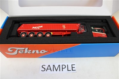 Lot 2871 - Diecast Tekno boxed selection of lorries and trailers – including Astran 010107C, Henrik Rasmussen 179028Cb, plus others