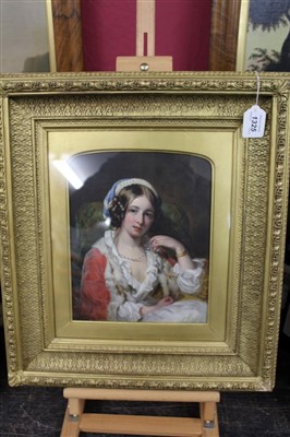 Lot 995 - Charles Baxter oil  portrait of a woman