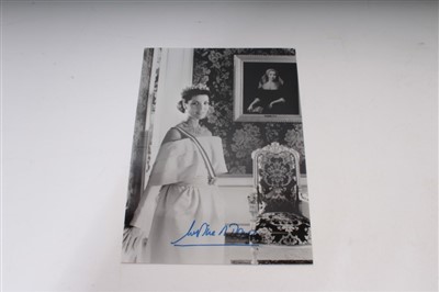 Lot 93 - Principality of Monaco, 3 signed photographs, Prince Rainier, Princess Stephanie and Princess Caroline