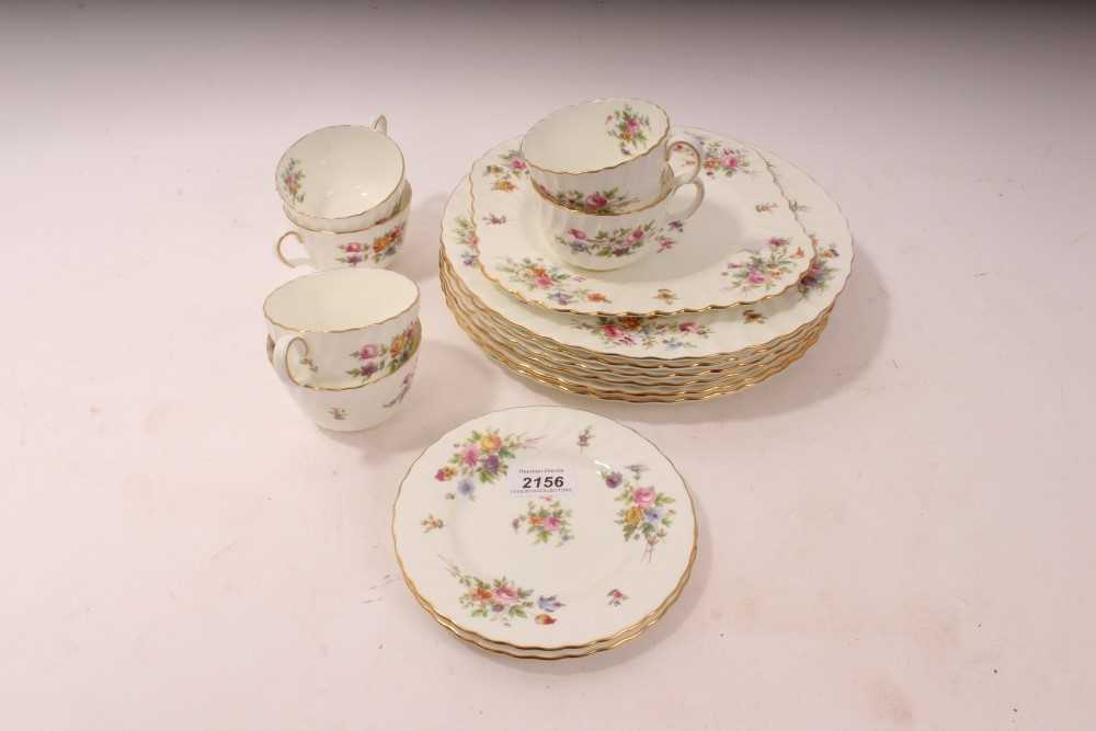 Lot 2156 - Mintons floral tea set