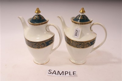 Lot 2159 - Extensive 16 place setting Royal Doulton Carlyle pattern dinner and coffee service - 124 pieces
