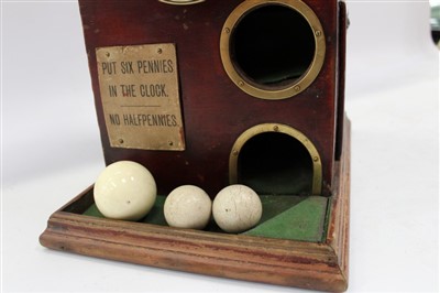 Lot 3670 - Early 20th Century mahogany cased billiard timer