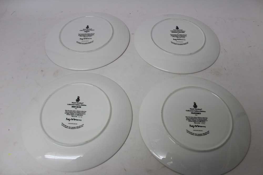 Lot 2171 - Set of four Royal Doulton limited edition