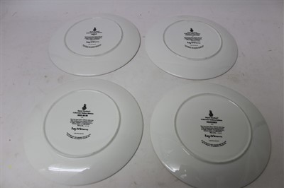 Lot 2171 - Set of four Royal Doulton limited edition collectors’ plates – Desert Orchid, Arkle, Red Rum and Nijinsky
