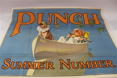 Lot 2520 - Poster Original  Punch Summer number 1931