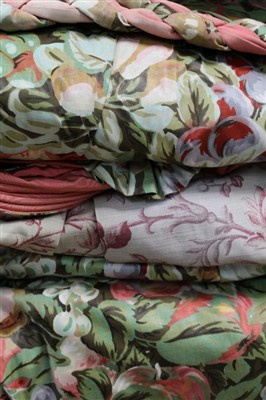 Lot 3096 - Two pairs of vintage Curtains