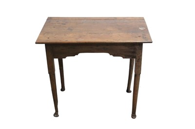 Lot 1416 - Mid-18th century yew wood centre table