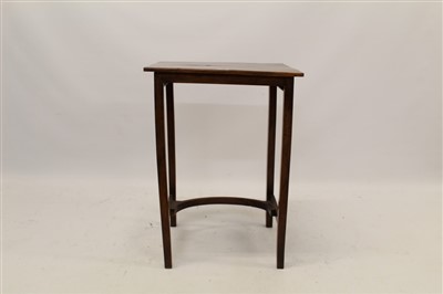 Lot 1420 - Regency and yew occasional table