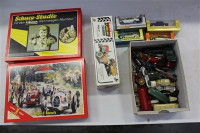 Lot 2885 - Diecast selection of boxed items - including Schuco Studio II Bausatz