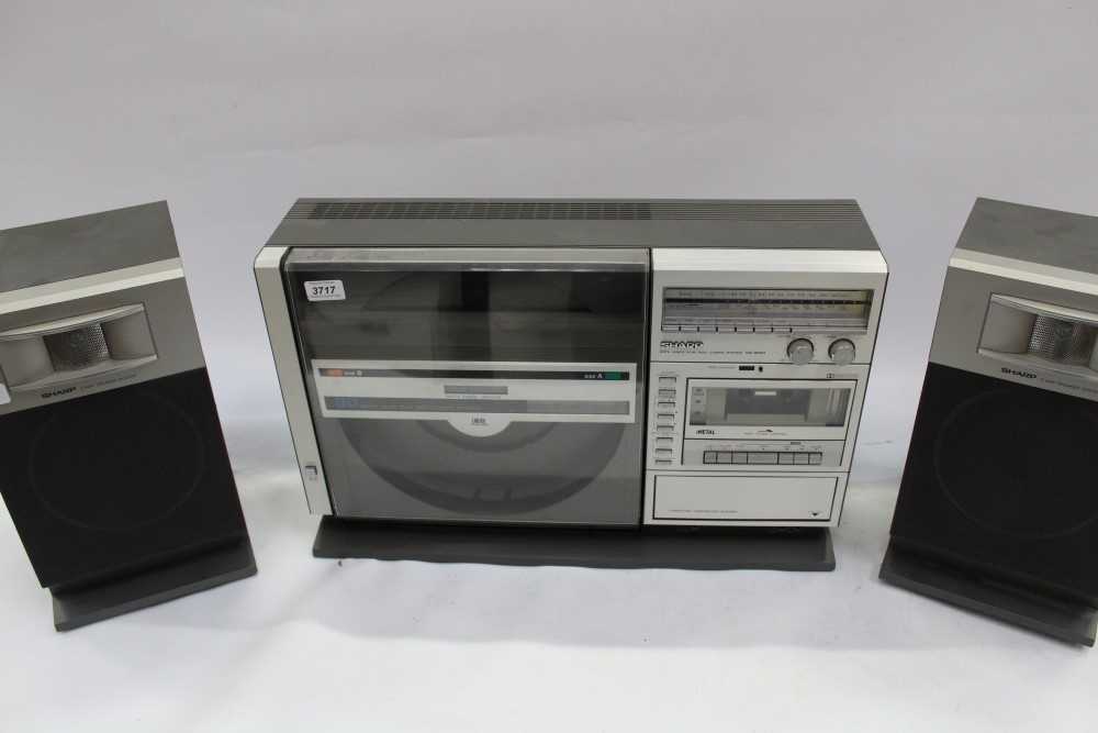Lot 3717 - Sharp VZ-3000 sound system with two
