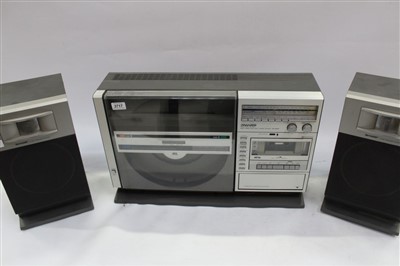 Lot 3717 - Sharp VZ-3000 sound system with two speakers