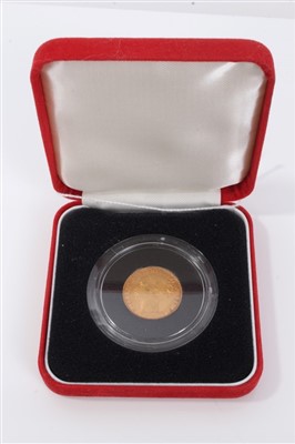 Lot 3307 - Victorian gold Sovereign, 1876, boxed