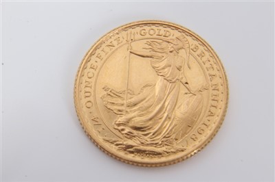 Lot 3309 - Elizabeth II gold 25 Pounds coin, 1987