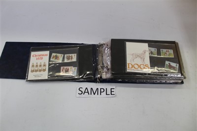 Lot 2519 - Stamps – G.B. presentation pack collection 1978 – 2005, housed in seven albums, plus PHQ cards 1982 – 2005 period, also in seven albums (qty)