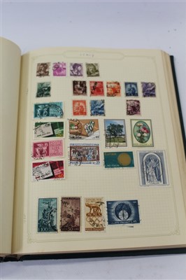 Lot 2526 - Stamps – World selection in albums and loose on pages – including one country collection of Poland – ideal for thematic collectors (1 box)