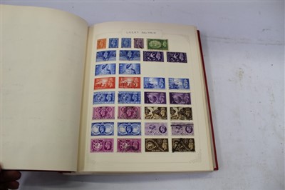 Lot 2532 - Stamps – World selection in albums – including good early issues Japan, Kuwait, Lebanon, New Ideal stamp album (remaindered collection) and others