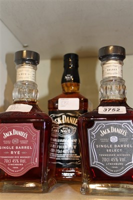 Lot 3752 - 70cl Jack Daniel's single barrel select whiskey