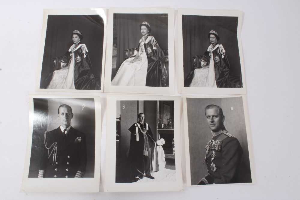 Lot 121 - Collection of Royal portrait photographs of HM The Queen and HRH The Duke of Edinburgh