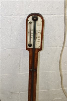 Lot 3782 - 19th Century mahogany stick barometer