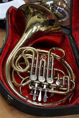 Lot 3785 - Josef Lidl brass French horn