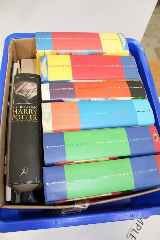 Lot 2561 Books Selection of Harry Potter hard back