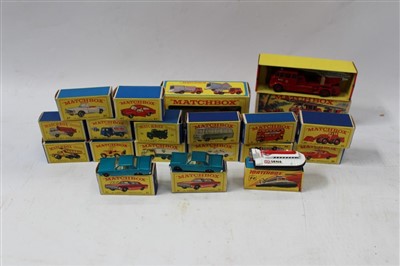 Lot 2914 - Matchbox 1-75 Series boxed selection, plus Matchbox Kingsize K-7 and K15