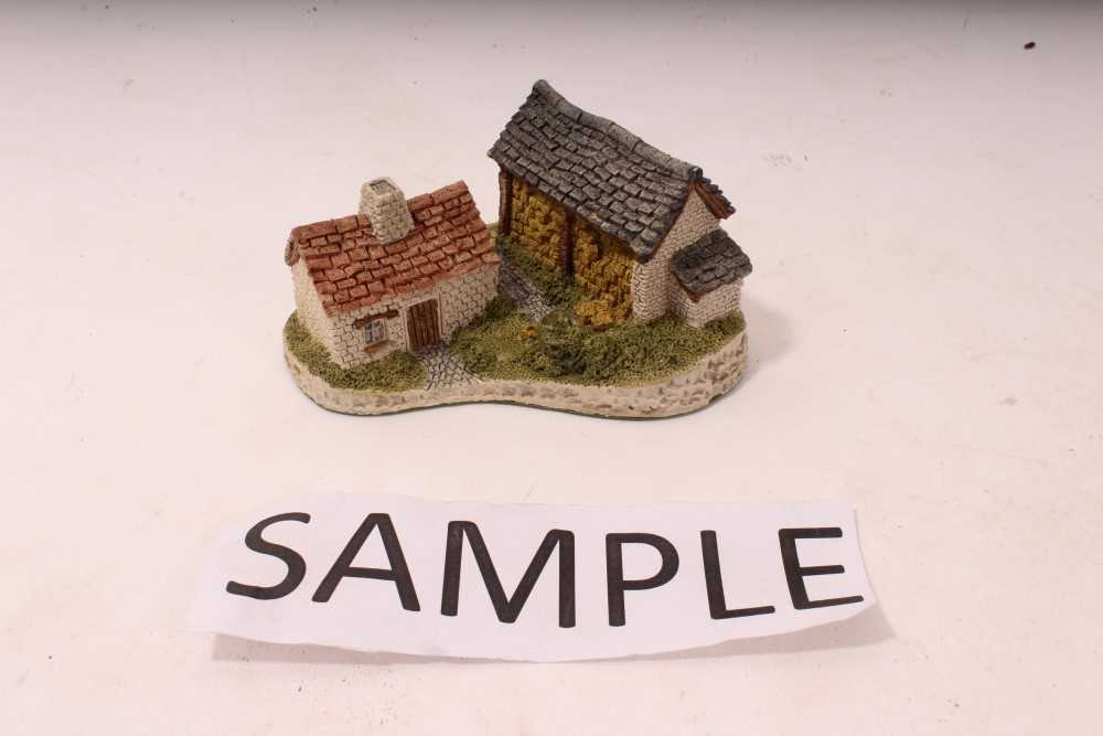 Lot 56 - Collection of David Winter and Lilliput Lane Cottages – including Blackfriars Grange, Cotswold Cottage, Green Dragon Pub, Moorland Cottage, Somerset Cottage, Last of the Summer Wine by Jane Hart, e...