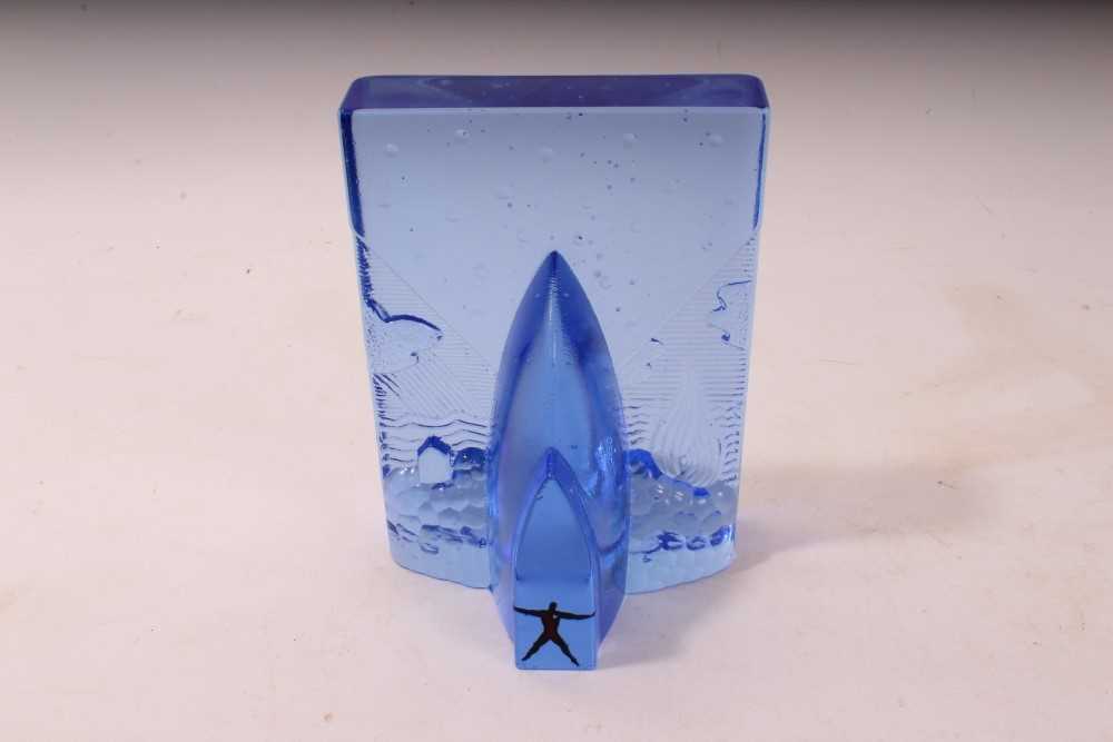 Lot 2210 - Kosta Boda Bertil Vallien art glass sculpture, signed and boxed