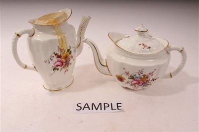 Lot 2215 - Royal Crown Derby ‘Derby Posies’ tea set (33 pieces), plus a matching boxed coffee set (12 pieces)