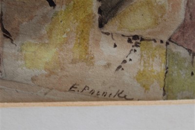 Lot 115 - Edward Pococke (1843-1901) collection of four watercolours