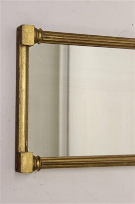 Lot 1519 - Regency wall mirror with eglomise panel