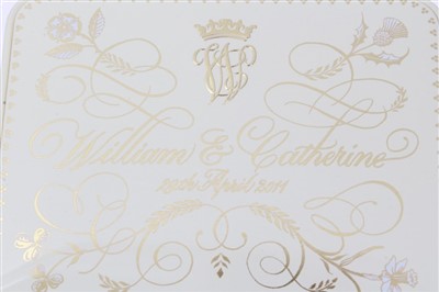 Lot 124 - The Wedding of HRH Prince William of Wales to Catherine Middleton - piece of wedding cake