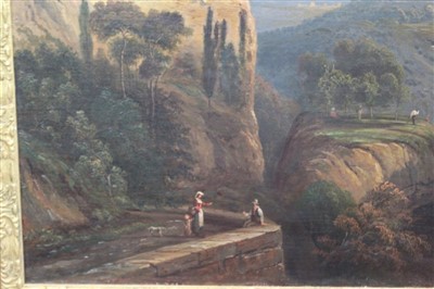 Lot 1156 - Attributed to Franz Knebel II oil on canvas - The Falls at Tivoli