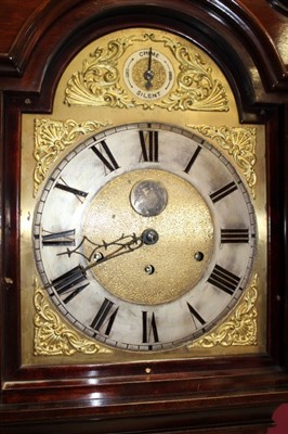 Lot 1299 - Late 19th / early 20th century longcase clock, eight day spring-driven Westminster chiming movement