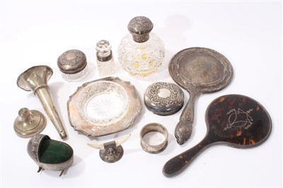 Lot 255 - Miscellaneous group of Victorian and later silver