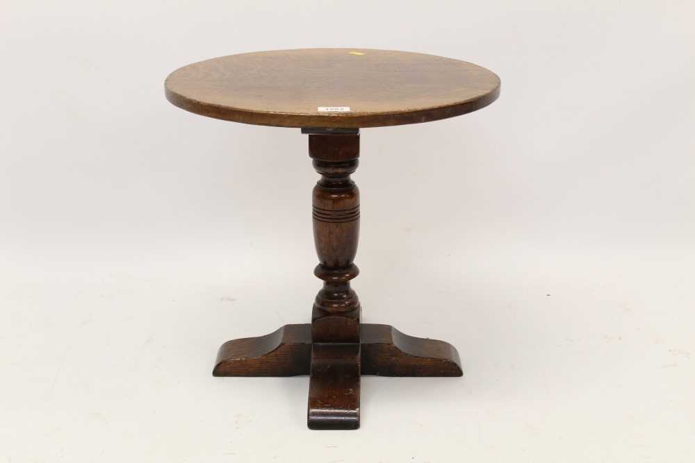 Lot 1562 - 18th Century Style Oak Wine Table By