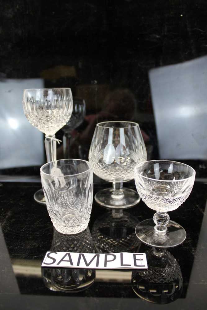 Lot 2123 - Waterford Crystal Colleen pattern table service