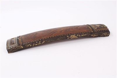 Lot 1025 - 19th century Japanese lacquered harp