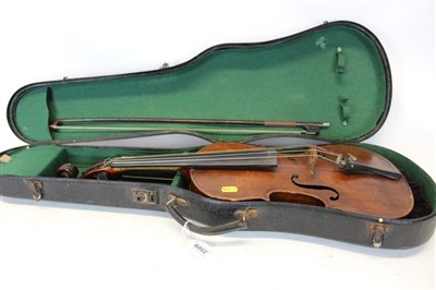 Lot 3509 - Late 19th / early 20th century full size violin