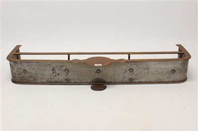 Lot 1489 - Victorian steel fender