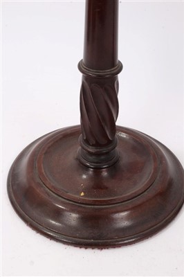 Lot 16 - 18th century Continental bronze pricket candlestick