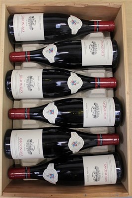 Lot 784 - Wine - twelve bottles, Famille Perrin La Gille Gigondas 2010, in wooden case