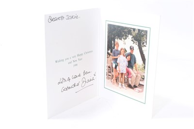 Lot 153 - 1996 Diana Princess of Wales Christmas card