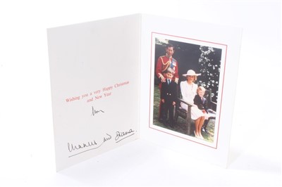 Lot 152 - Charles & Diana card