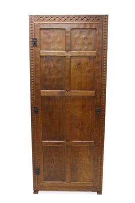 Lot 1552 - Gnome man oak wardrobe