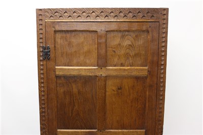 Lot 1552 - Gnome man oak wardrobe