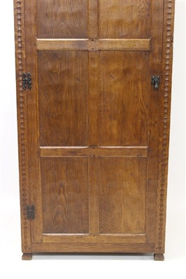 Lot 1552 - Gnome man oak wardrobe