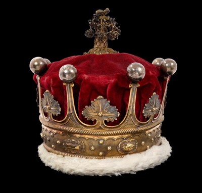 Lot 134 - The Coronation of HM King George IV in 1821 – The Earl of Westmorland’s Coronation robes and coronet, circa 1821