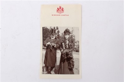 Lot 148 - Queen Alexandra letter & photo