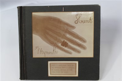 Lot 2547 - Unusual group of earty X-ray photographs by S. Hunt Weymouth